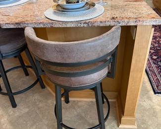 Armen Living Swivel Barstools