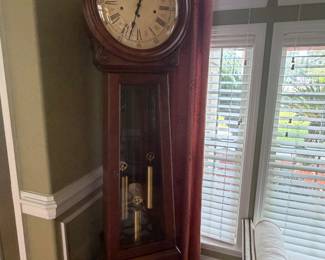 Howard Miller grandfather clock. Can set to silent and works perfectly