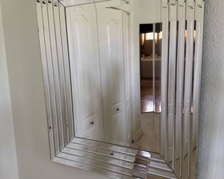 Very unusual contemporary mirror