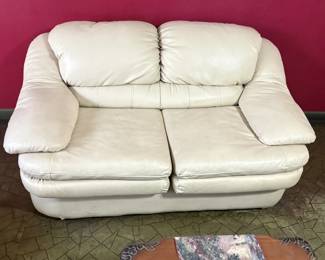 Leather sofa
