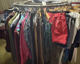 Shorts, skirts, pants, jeans