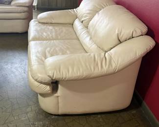 Leather white Sofa
