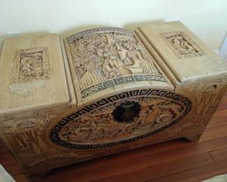 Chinese Camphor Wood Blanket Chest