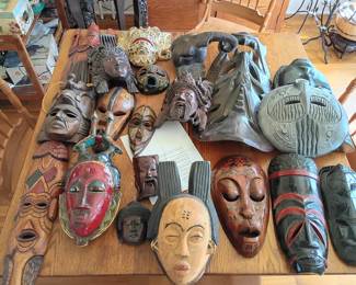 Hard Carved Masks