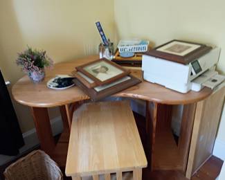 Corner Desk & Printer
