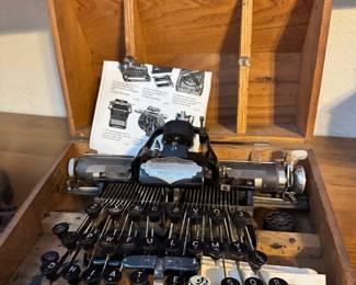 Antique Travel Typewriter