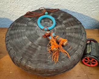 Antique Sewing Basket