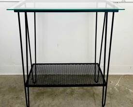 tall outdoor side table