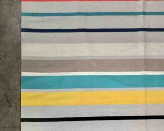 striped rug