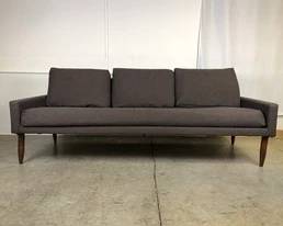 brown tweed sofa
