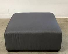 tweed ottoman
