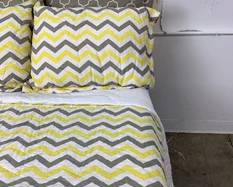 chevron Q bedding