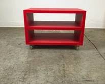 reed rolling side table
