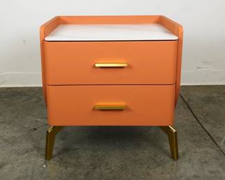 orange nightstands