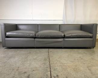 low grey sofa