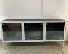 glass panel sideboard