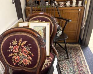 Rugs, victorian, bolts of fabric