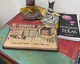 Great books and this colorful side table is great anywhere!