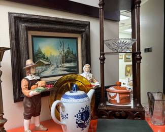 Landscapes, oceans apes, pilgrims, dolls,
