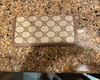 Gucci checkbook cover