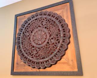 Large Wooden Mandala Wall Art