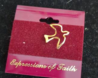 Expressions of Faith Dove Lapel Pin