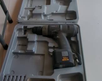 Ryobi CTH1202K 12V Cordless Drill/Driver with Case, Charger, and 2 Batteries