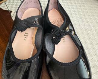 Capezio Black Patent Leather Mary Jane Tap Shoes