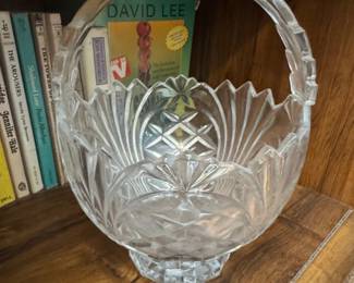 Vintage Fifth Avenue Wellington Crystal Basket