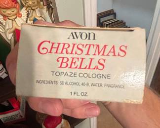 Vintage Avon Christmas Bells Topaze Cologne