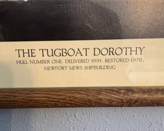 The Tugboat Dorothy Newport News Shipbuilding Print