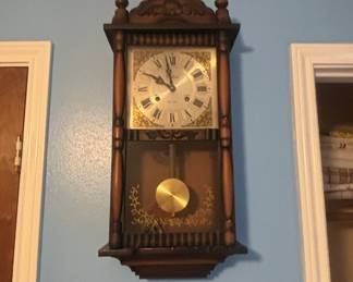 Vintage 30-Day Regulator Wall Clock