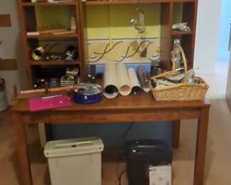 Standard Student Desk with Hutch
