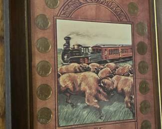 The Way West Buffalo Nickel Framed Collection