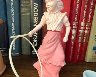 Vintage Avon Roll-A-Hoop Field Flowers Cologne Figurine