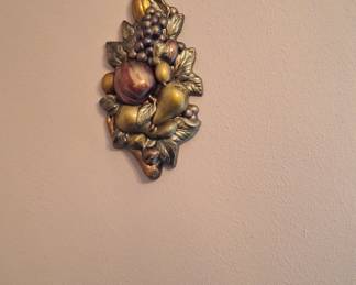 Vintage Miller Studio Fruit Wall Plaque