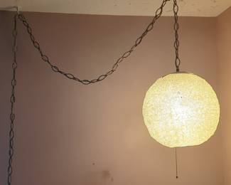 Vintage Mid-Century Modern "Spaghetti" Swag Lamp