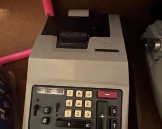Vintage Olivetti Summa Quanta 20 Electric Adding Machine Calculator