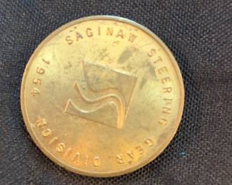 1954 General Motors 50 Millionth Car Commemorative Token (Saginaw Steering Gear Division)