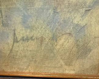 Robert Juniper (1929-2012) Original Landscape Painting, 1969