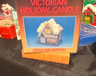 Vintage Giftco Victorian Holiday Candle House