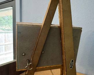 Vintage Japanese Easel-Back Music Box Picture Frame