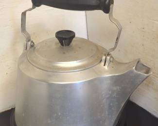 Vintage Mirro Aluminum Tea Kettle