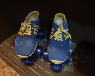 Vintage 1970s Adidas Nash Cruisers Sneaker-Style Quad Roller Skates