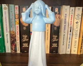 Vintage Avon Sweet Honesty Girl Figurine Cologne Bottle