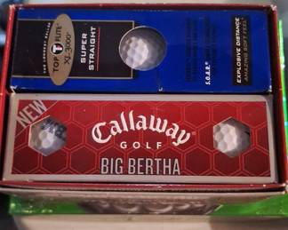 Vintage Callaway Big Bertha and Top Flite XL 3000 Golf Balls