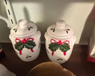 Vintage Otagiri Holly Berry Cookie Jar