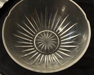 Princess House Highlights Lead Crystal Starburst Serving Bowl