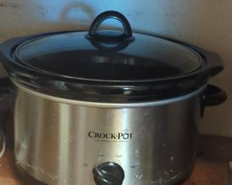 Crock-Pot 7 Quart Oval Manual Slow Cooker, Stainless Steel (SCV700-S-BR)