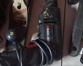 Vintage Stanley Handyman Plane and Black & Decker Corded Drill Model 7252